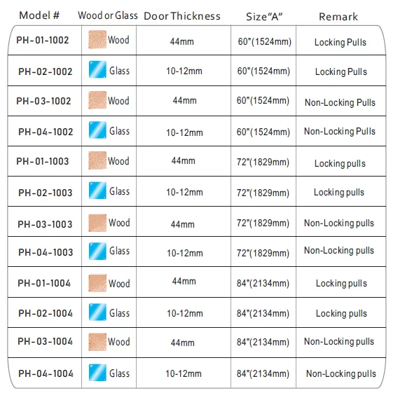 Locking and non-locking ladder pull - PH-XX-1001