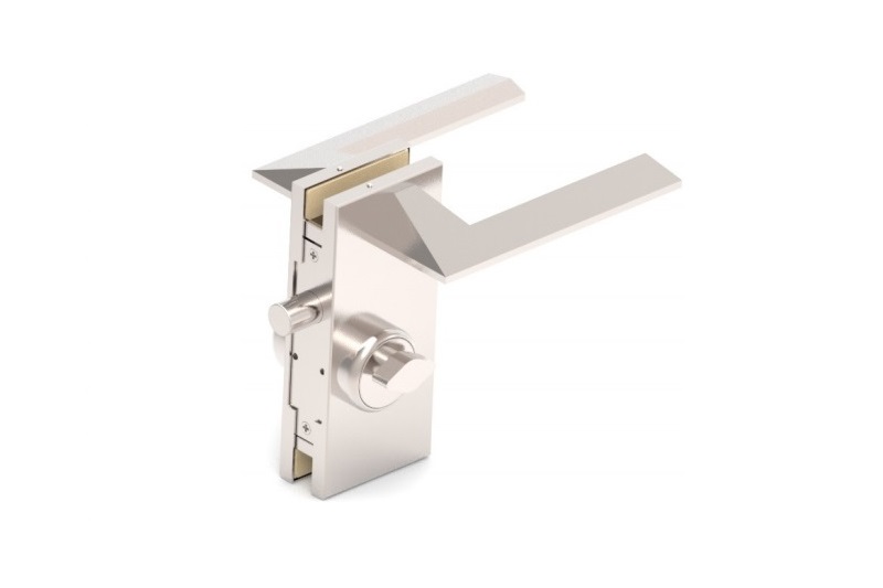 Glass Door Center Patch Lock HW400H