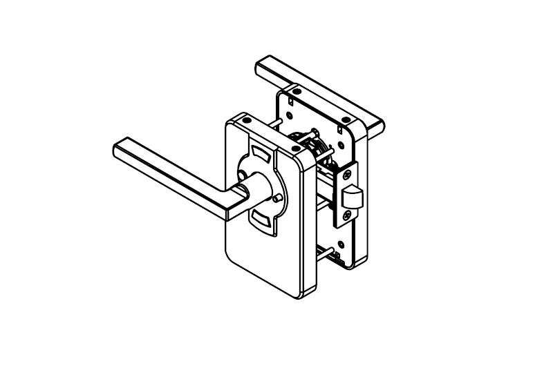 Indicated Bathroom Latch